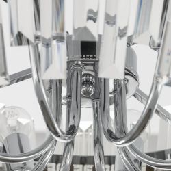 Citilux Вестерос CL307180 Люстра хрустальная потолочная Хром