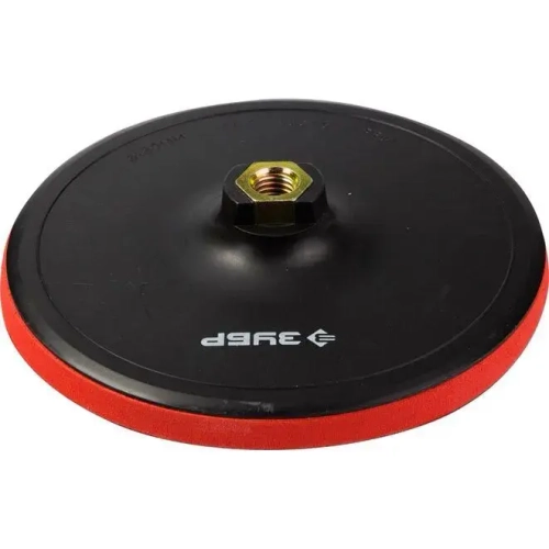 Тарелка опорная для УШМ (М14; 180 мм, пластиковая под круг на липучке) ЗУБР 35782-180