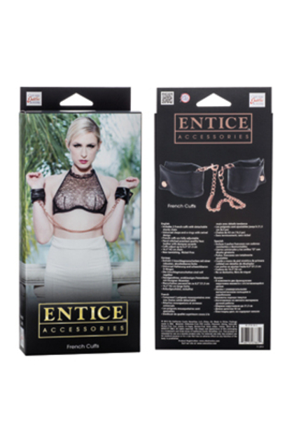 Entice French Cuffs - Мягкие наручники или французкие манжеты