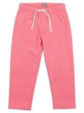 Розовый флисовые брюки на резинке