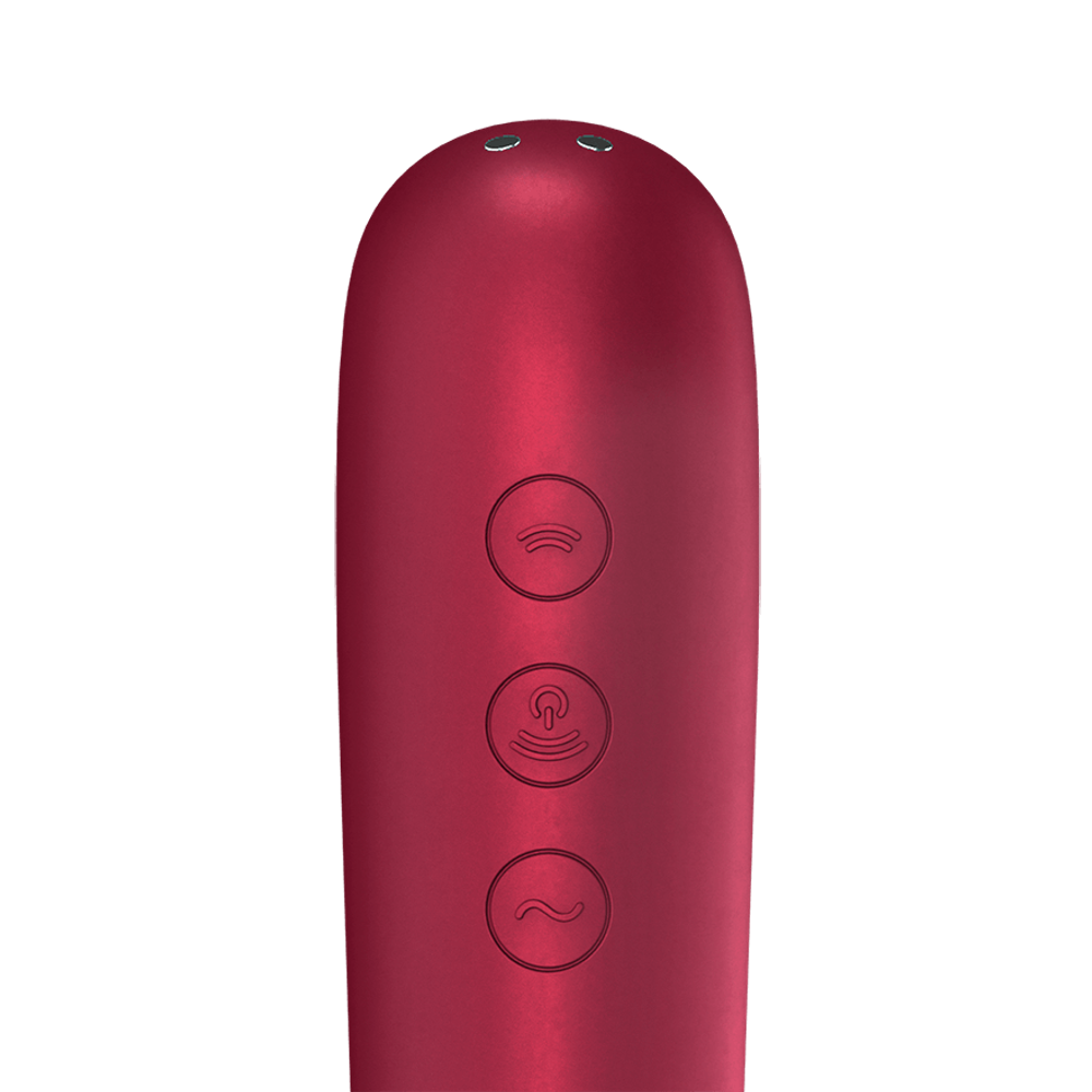 Клиторальный стимулятор Satisfyer "Dual Love", Красный