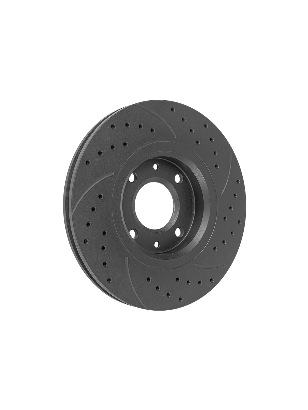 Диск тормозной передний перфорированный PRO-LINE с покрытием (комплект 2 шт) CITROEN C4/DS4/PEUGEOT 207/308/3008/PARTNER II GANZ GIJ10014S