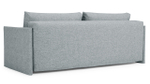 Диван Коя Лайт Strong Plus 02 208*94*80 см, Серый Рогожка Еврокнижка Фиеста