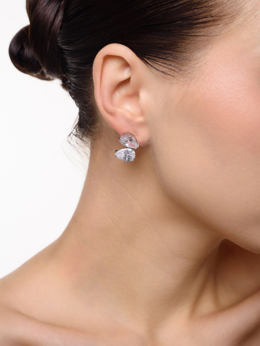 Серьги "Shine drop" Silver