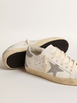 Super Star with silver Swarovski crystal star and heel tab