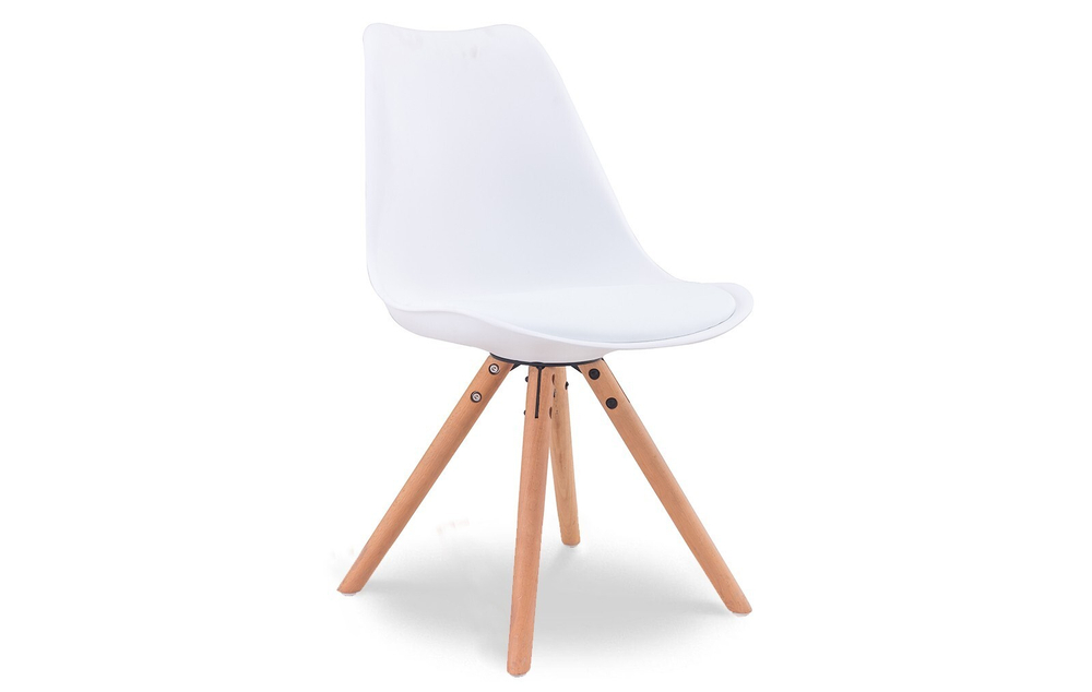 Стул PW072Y белый/бук