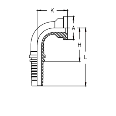 Фитинг DN 25 SFS 3/4 41.3 (90)