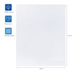 Холст для акварели на картоне Гамма "Московская палитра", 40*50см, 100% хлопок, 250г/м2, мелкое зерно