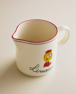 Zara Home кувшин из фарфора, цвет разноцветный, 12 см