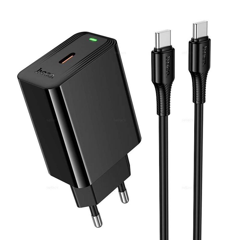 Hoco CS93A Leader PD20W зарядное устройство набор (Type-C на Type-C)
