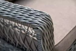 "Гранд Латте" лаунж-зона из искусственного ротанга, цвет графит