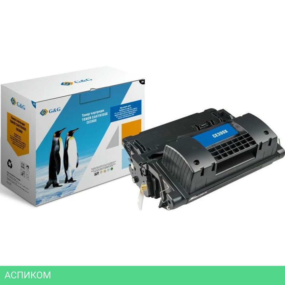 Картридж G&G GG-CE390X черный