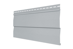 Сайдинг Tecos Premium Корабельный брус Серый 3660х230 мм