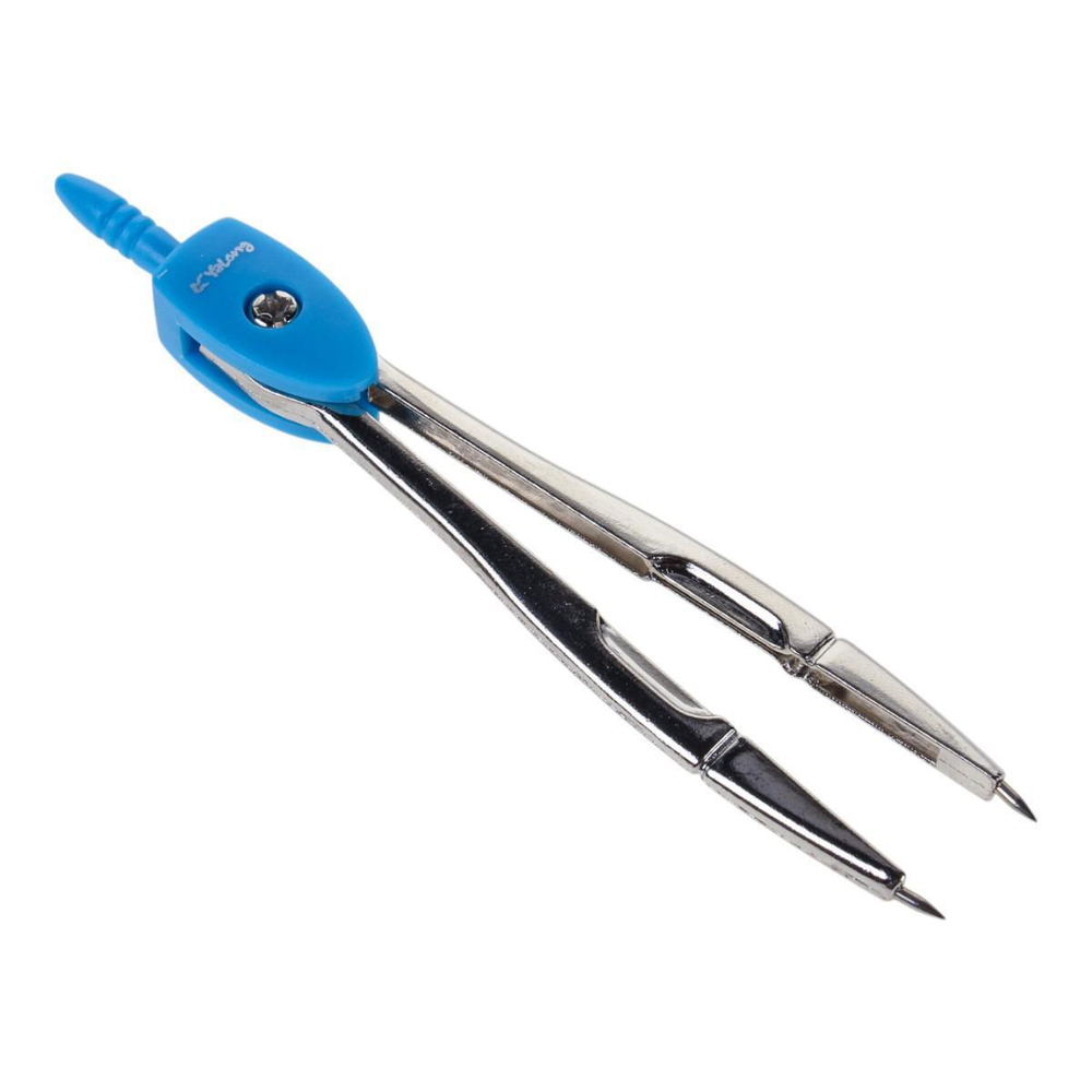 Готовальня 10 предметов "Африканские животные" металлический пенал