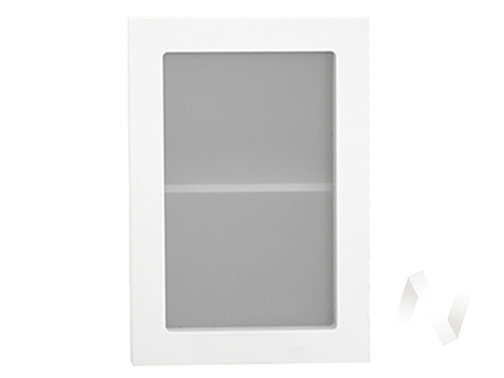 Кухня "Валерия-М" высокие модули белый глянец