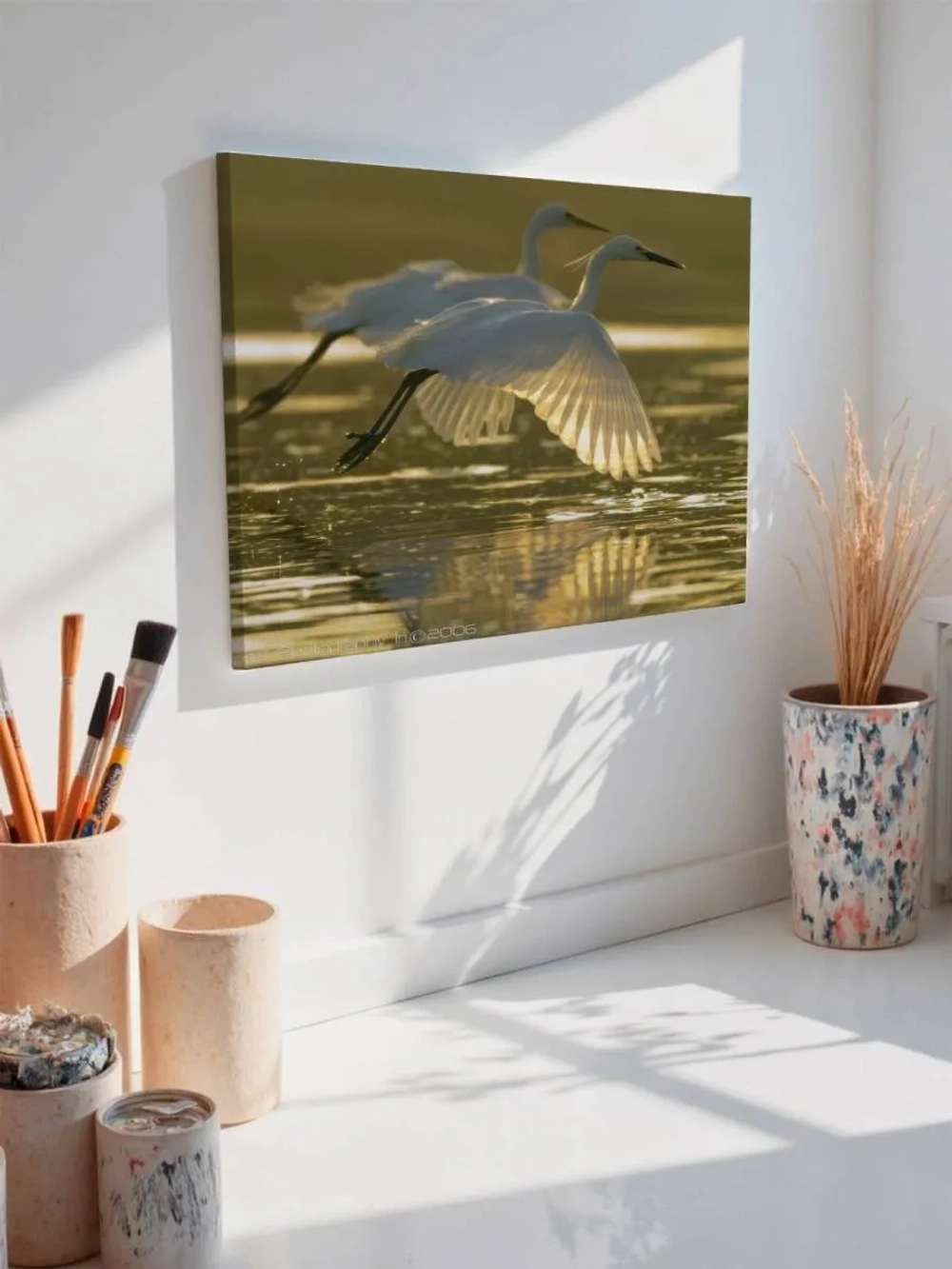 Картина на стену 40 X 50 Цапли