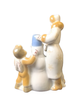 Статуэтка "Снеговик" из серии "Зимний дворик" (Полонное ЗХК)