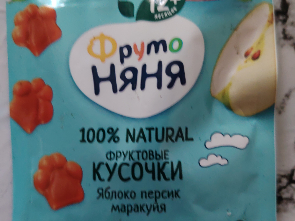 Фрутоняня фруктовые кусочки