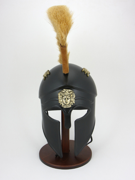 Nautical Шлем троянский "Ахиллес" со светлым плюмажем