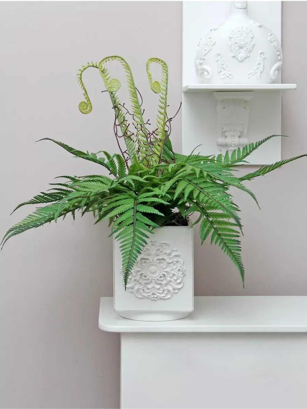 Искусственные цветы для декора в кашпо