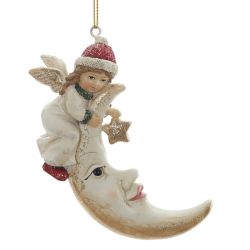 GAEM Фигурка декоративная подвесная "Ангел", L5,5 W2,5 H10 см, 2в.