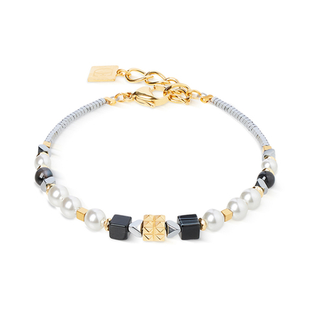 Браслет Coeur de Lion Black-White 4314/30-1314