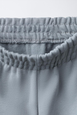 ZARA БРЮКИ-ДЖОГГЕРЫ С НАДПИСЬЮ, ЖЕМЧУЖНО-СЕРЫЙ