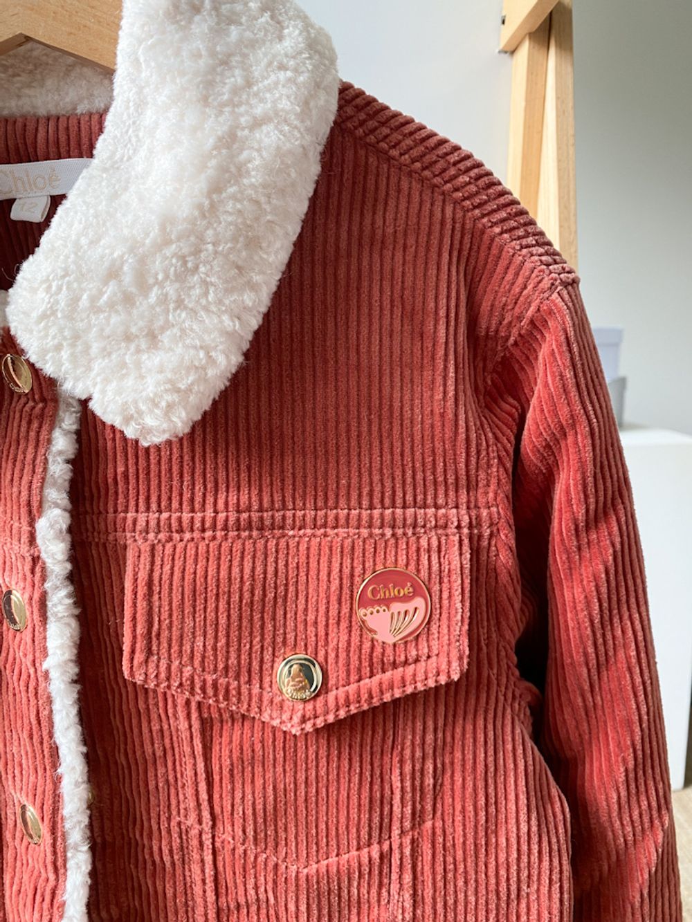 Вельветовая куртка  Chloe, 152