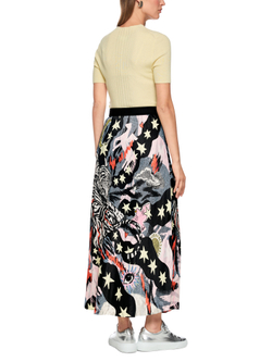 Двусторонняя юбка из вискозы