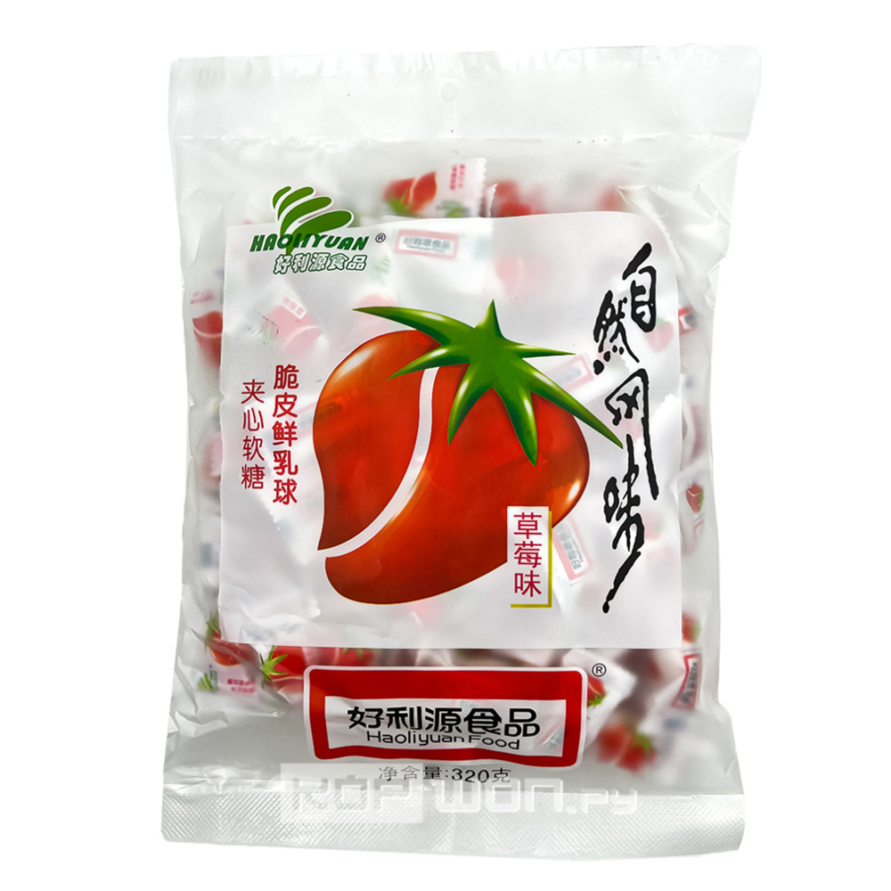Конфеты Haoliyuan со вкусом клубники 320гр