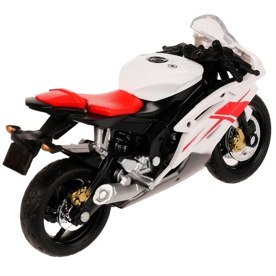 Модель металл СПОРТБАЙК 11см, руль поворач, подвеска, подножка, кор. Технопарк