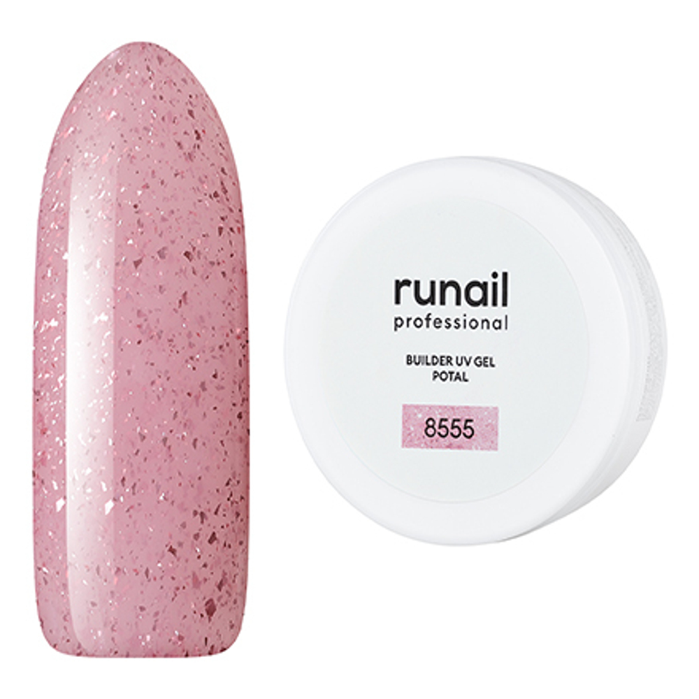Runail Моделирующий УФ-гель с поталью BUILDER UV GEL POTAL, 15 г №8555