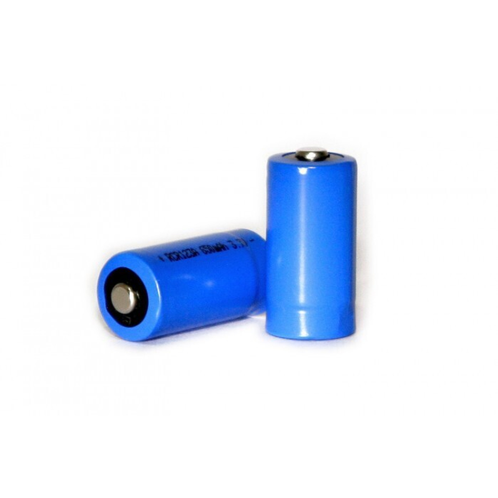 Аккумулятор 16340 3.7 v li ion 590 mAh (2шт)