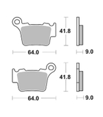 Колодки тормозные задние BREMBO для KTM / Gas Gas / Husqvarna