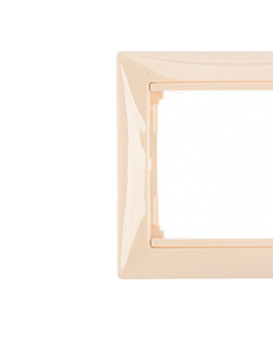 77 4351 Рамка 1 пост слоновая кость