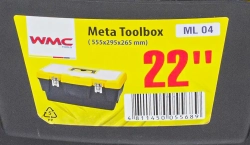 Ящик пластмассовый 22'', 555x295x265мм WMC TOOLS WMC-ML.04