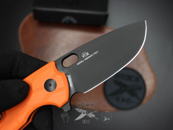 Складной нож FOX knives 604 OR CoreVox c клинком из стали Böhler N690, рукоять FRN