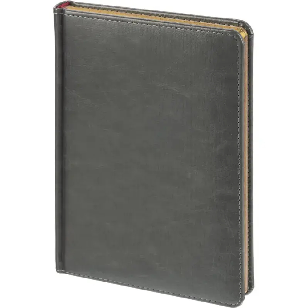 Ежедневник недатированный серый,А5,145х205мм,136л, Sidney NEBRASKA 3-128/09