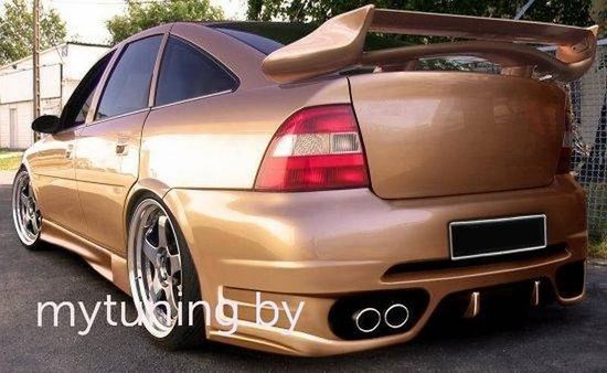 Задний бампер F60 на Opel Vectra B