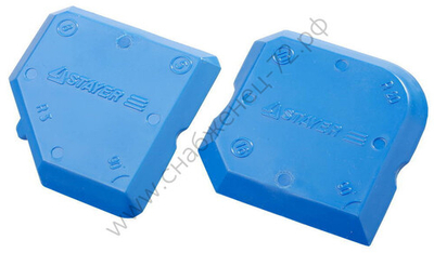 STAYER в наборе, 2 шт., 11 профилей, Специальные шпатели для формовки швов, MASTER (10165-H2)