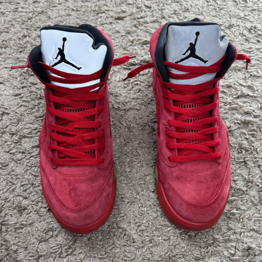 Кроссовки Air Jordan 5 Red Suede