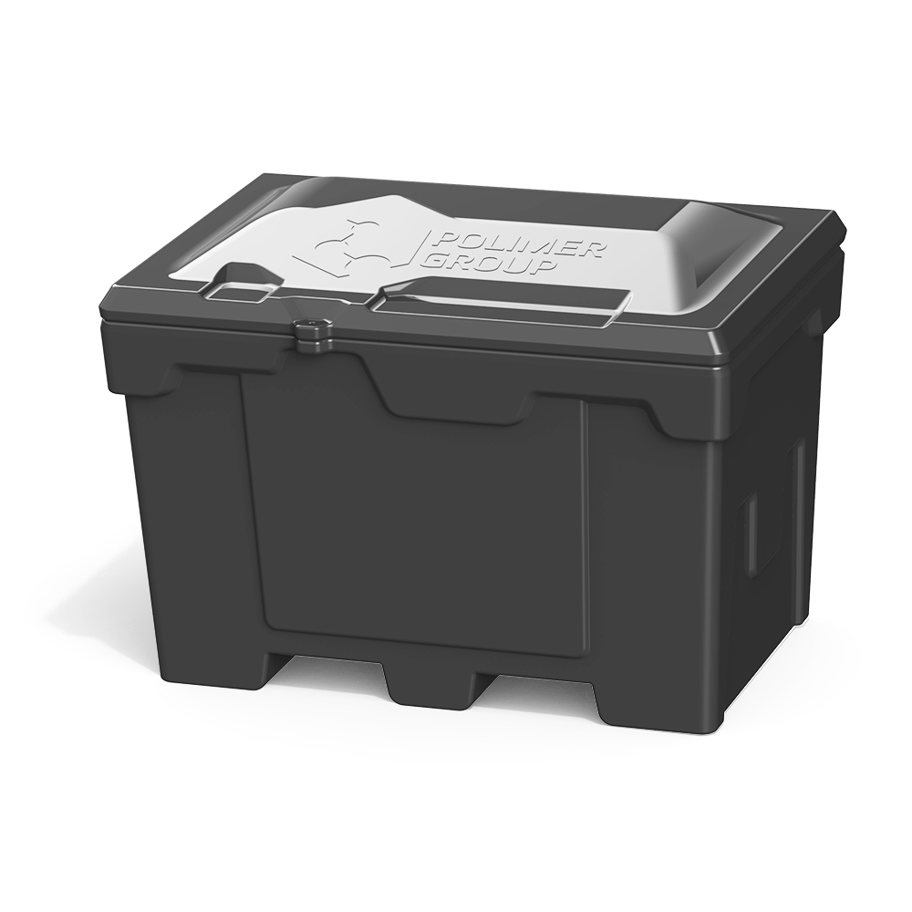 Ящик 500 л черный Полимер-Групп 500 л.(1200x828x860см;33кг;черный) - арт.559353