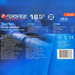 Набор головок (16 предметов) Forsage F-4169