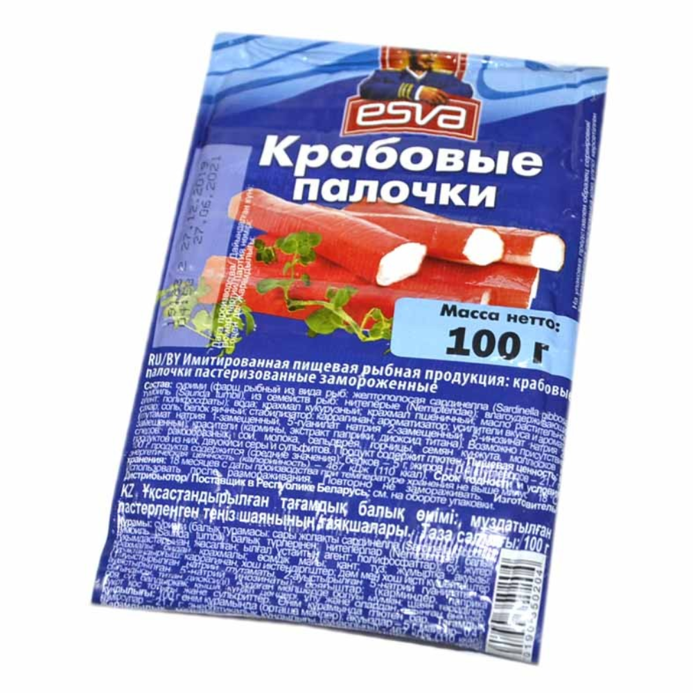 Крабовые палочки ESVA 100 гр