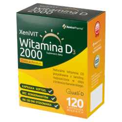 XeniVIT Витамин D 2000 - 120 капсул