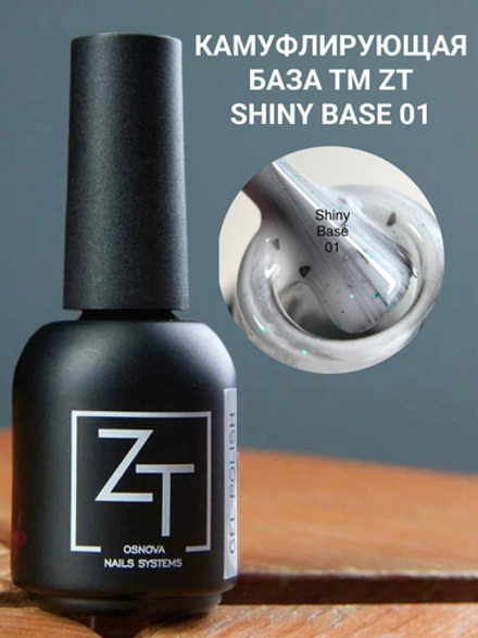 ZT База камуфляж "Shiny 01" 10 мл.