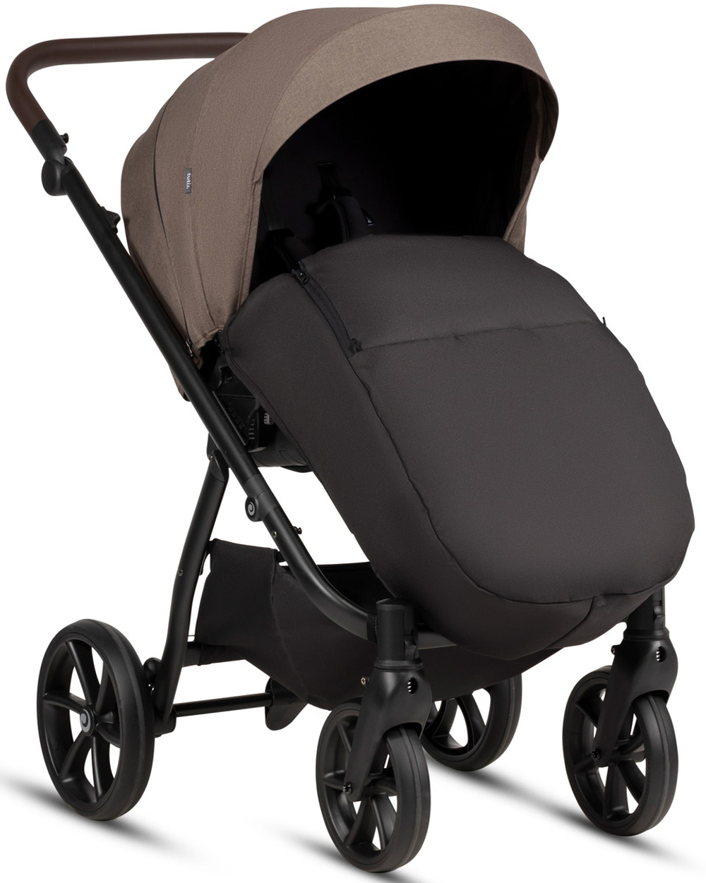 Детская коляска Tutis Leo 3 Plus 3 в 1 с автокреслом Elo Lux EduSky Black 1582203 Brown