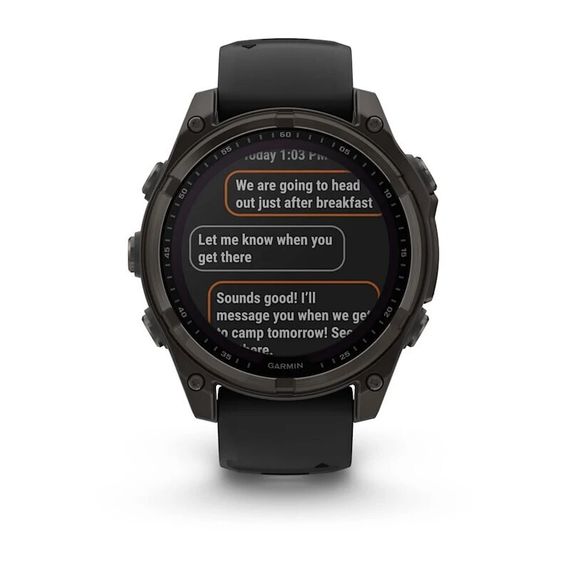 Garmin Fenix 8 Solar 47 мм Sapphire Carbon Gray — премиум-часы с зарядкой от солнца