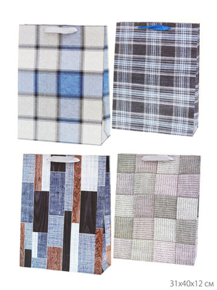 Пакет подарочный 31x40x12 / 24818L /уп 12/360