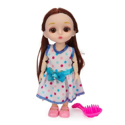 Кукла классическая 22см с аксесс., пакет 3396-37